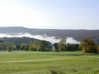 langsam lst sich der Nebel auf!